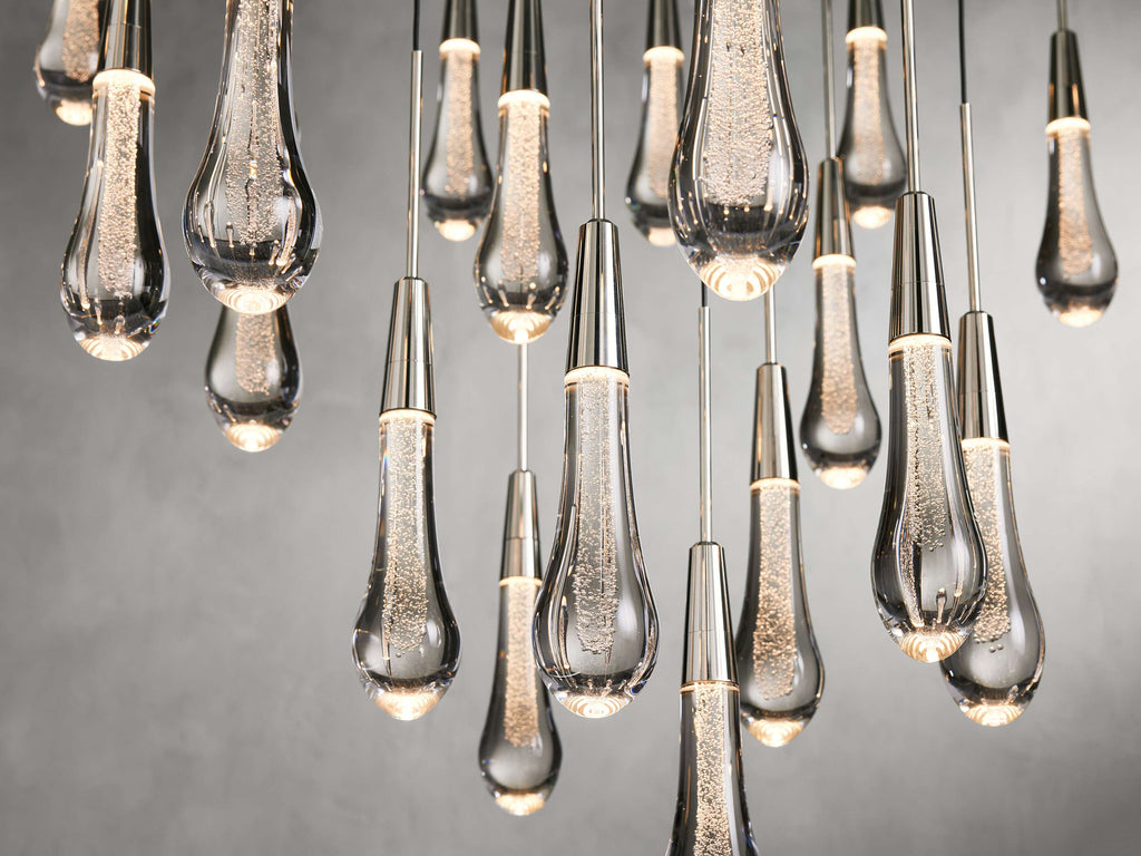 Soltaire Round Chandelier 17" 24" 36“ 58“