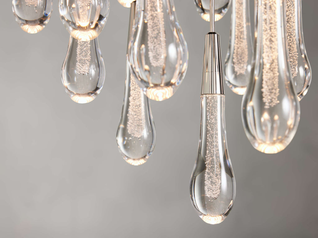 Soltaire Round Chandelier 17" 24" 36“ 58“