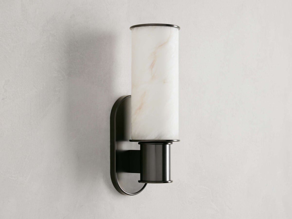 Harlin Wall Sconce in Alabaster-Jecanoli