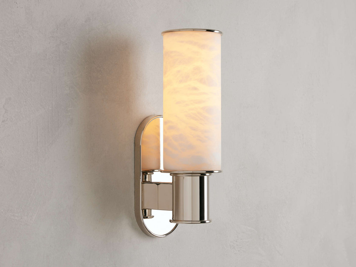 Harlin Wall Sconce in Alabaster-Jecanoli