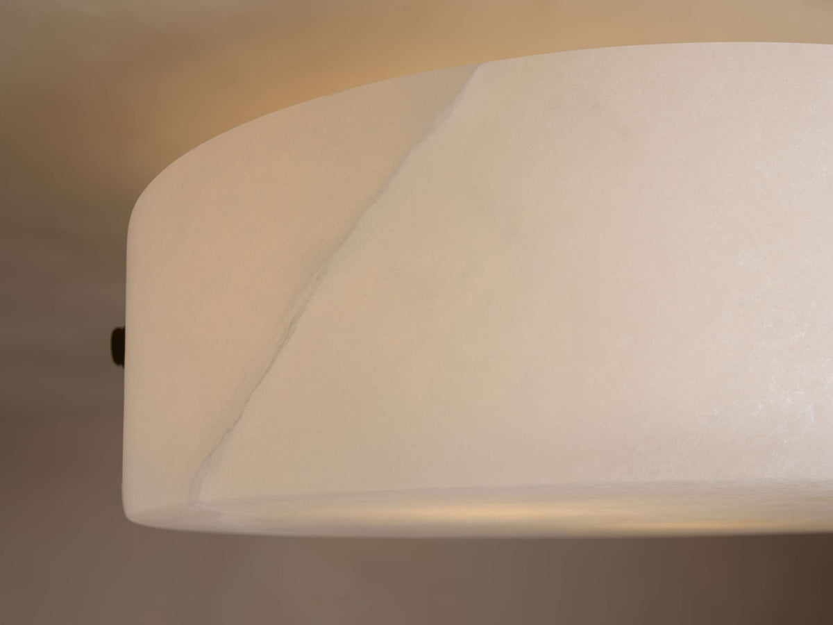 Chayla Alabaster Stone Flushmount 16" W-Jecanoli