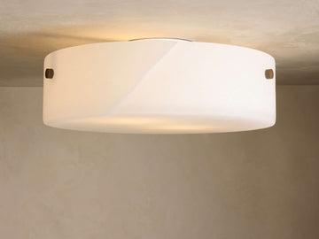 Chayla Alabaster Stone Flushmount 16" W-Jecanoli