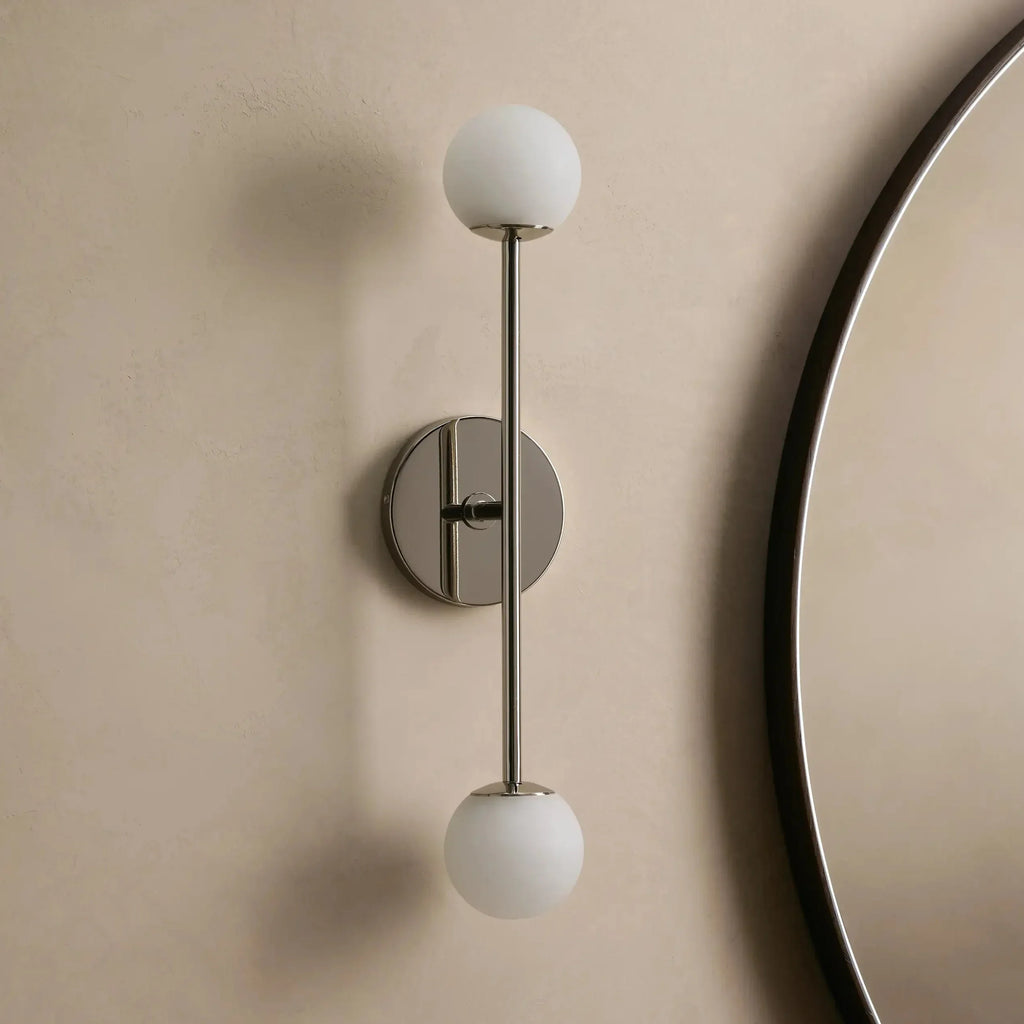 Girouette Double Alabaster Sconce