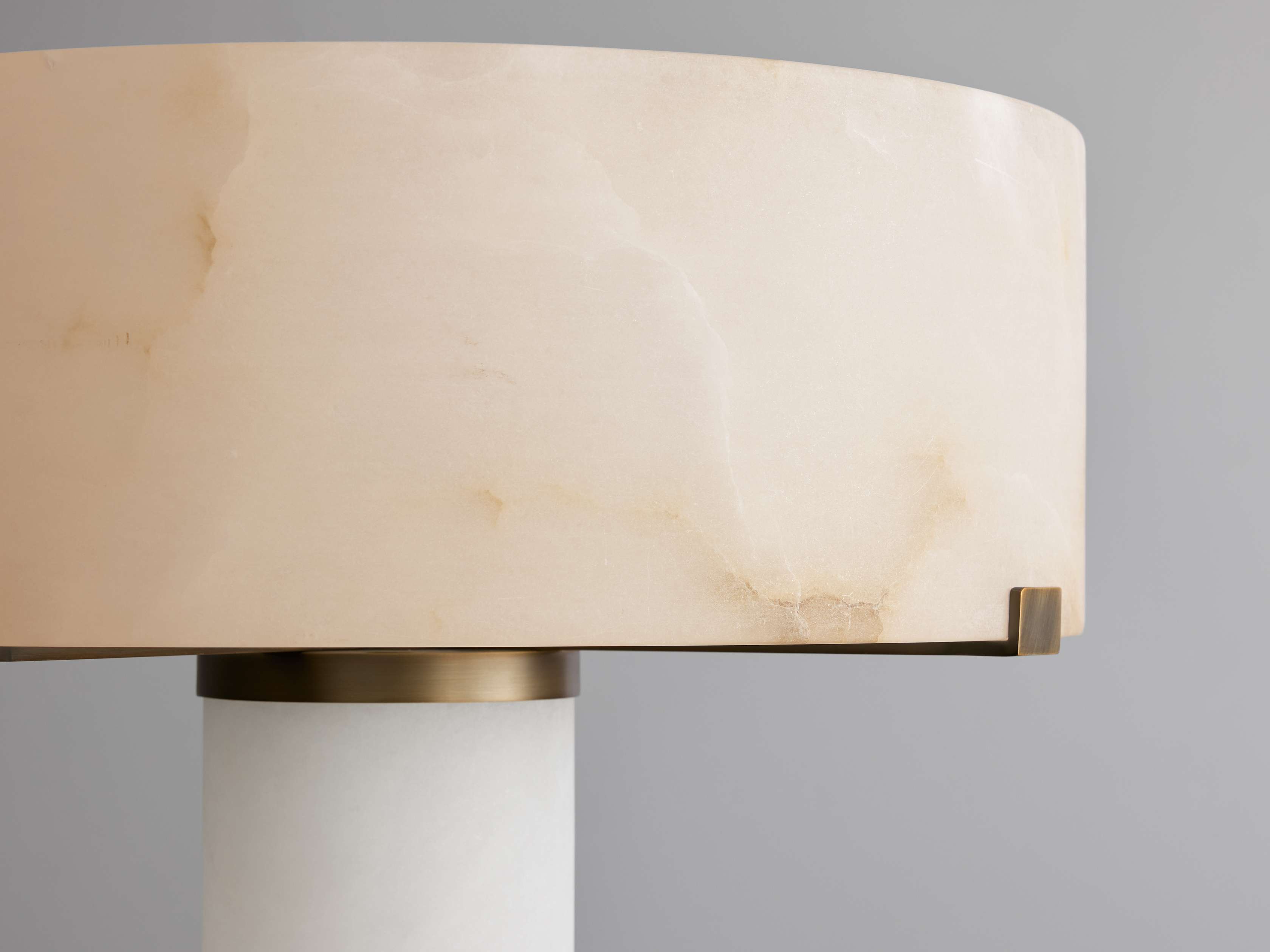 Chayla Alabaster Stone Floor Lamp 64''H
