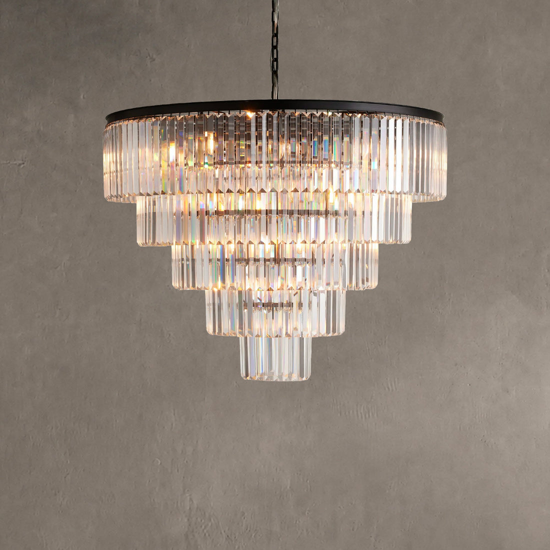 Leyland Tiered Round Chandelier