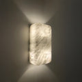 Alabaster Interlocking Block Wall Sconce