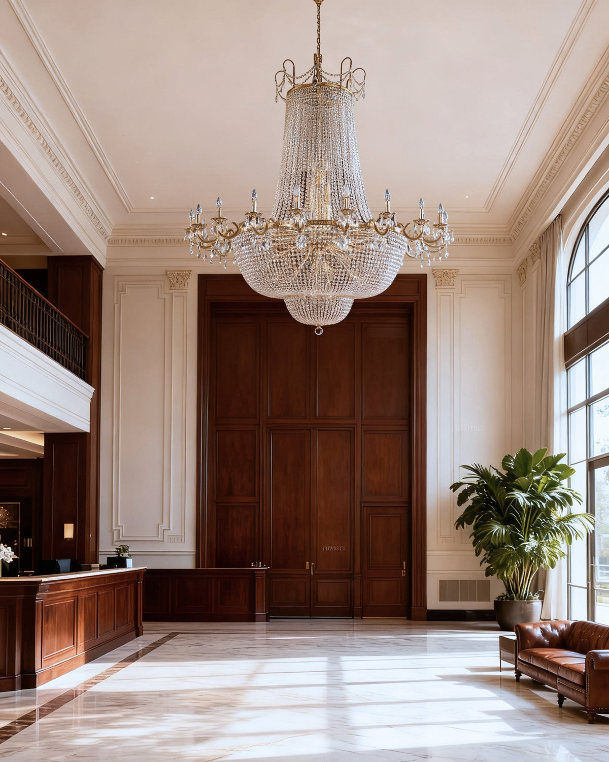 Big Royal Crystal Chandelier 63"W 67"H-大吊灯-Jecanoli