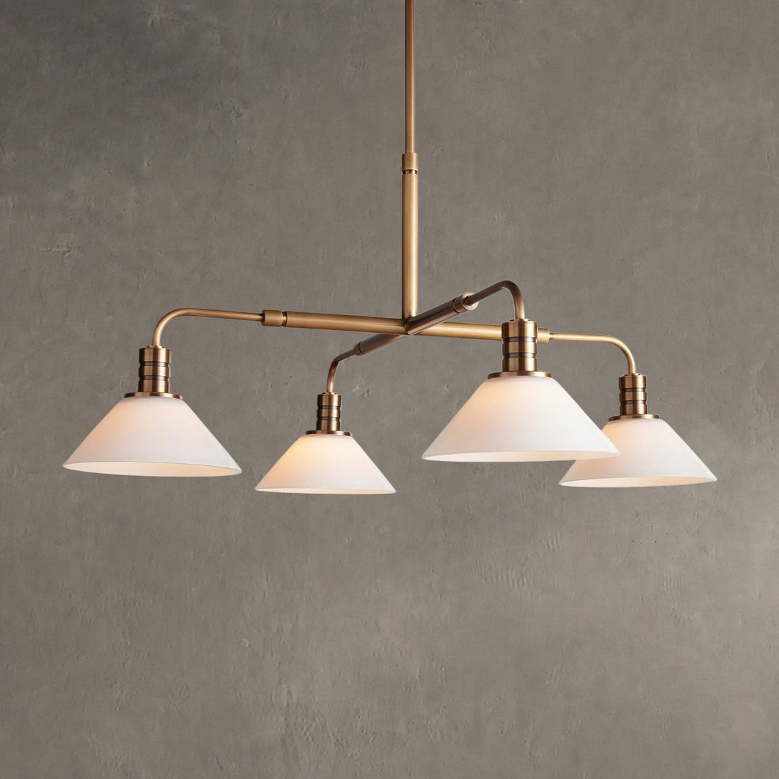 Theron Glass Round Chandelier 30'' 52''