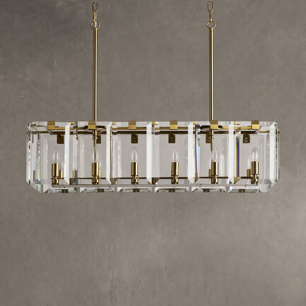 Amaya Rectangular Chandelier 12/16 Light