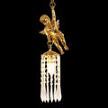 Mini Cast Copper Angel Crystal Pendant Light-铜灯-Jecanoli