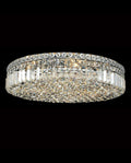 24'' Round Flush Mounted Chandelier Modern Crystal Ceiling Light-吸顶灯-Jecanoli