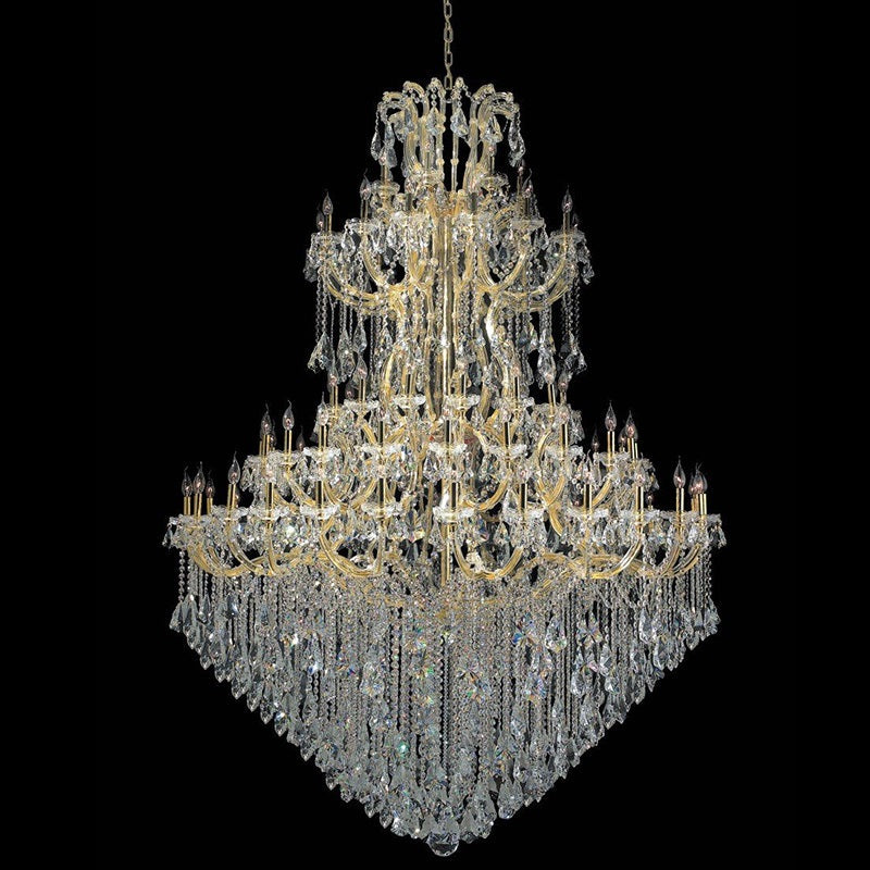 77 Inch Round 84 Lights Extra Large Maria Theresa Chandelier 77"W 94"H-大吊灯-Jecanoli