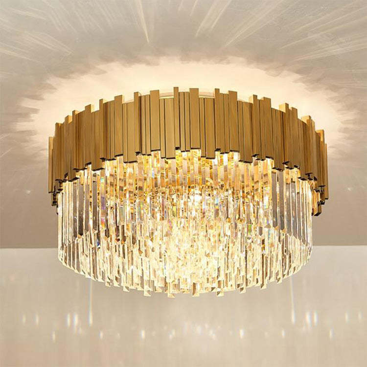 Enoch Flush Mount Chandelier-Chandelier-Jecanoli