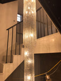 Waterfall Crystal Chandelier Staircase Chandelier 22