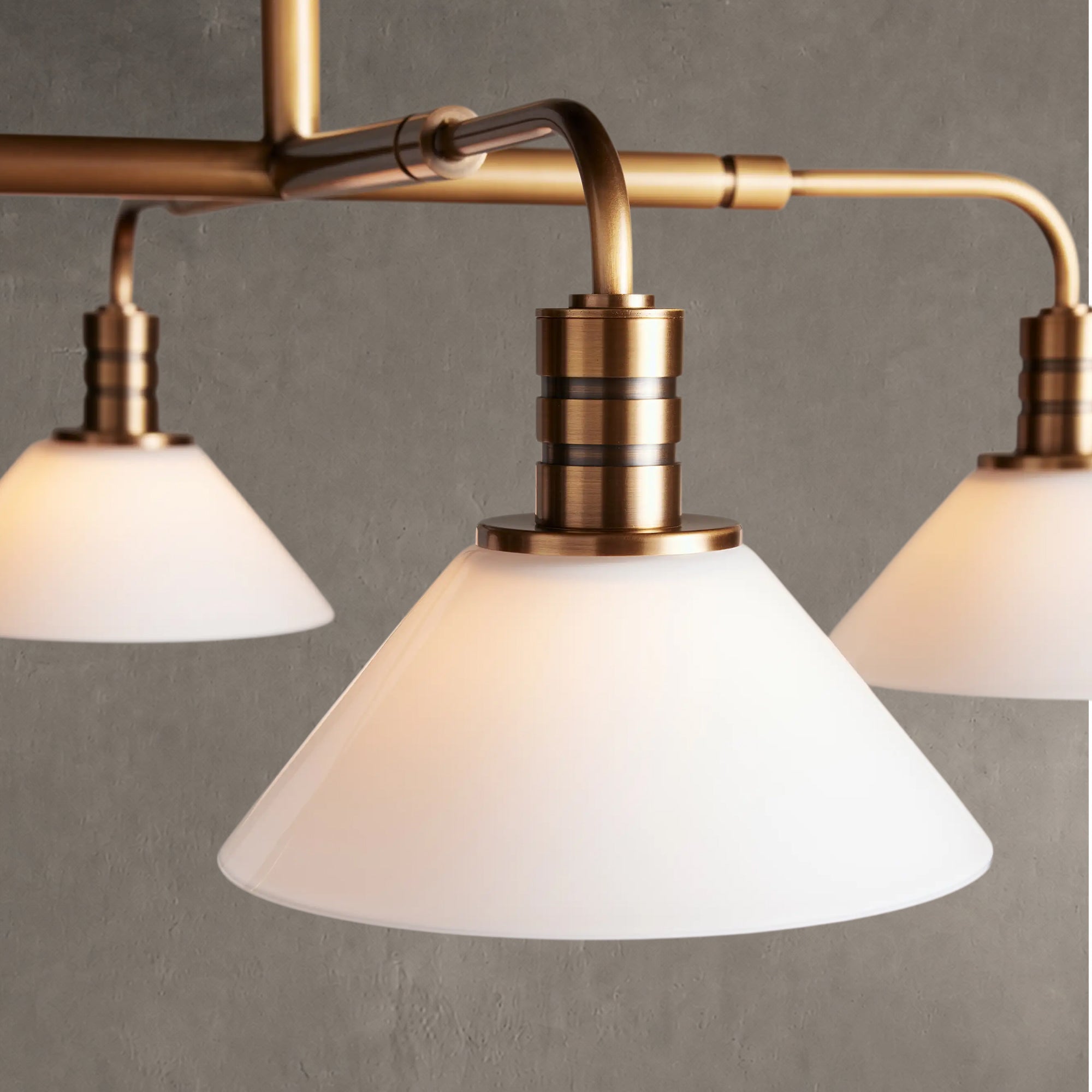 Theron Glass Round Chandelier 30'' 52''