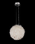 Clear Geode Quartz Crystal Ball Modern Pendant Light-现代灯-Jecanoli