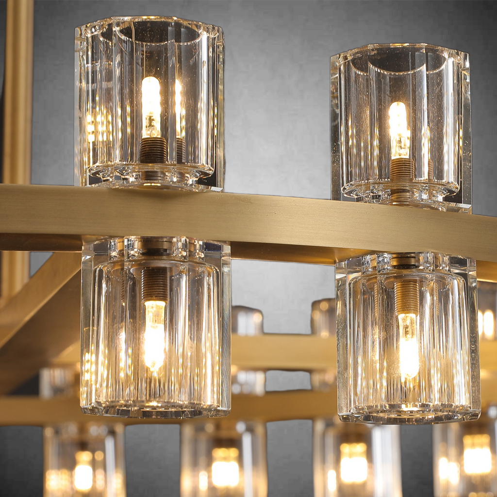 Auraline Modern Round Cryastal Chandelier