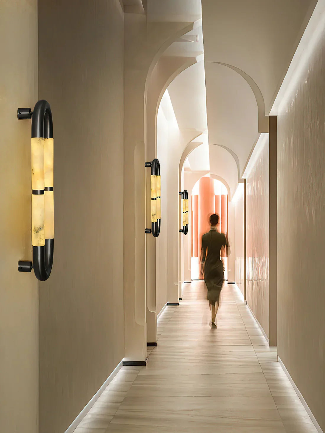 Alabaster Tube Wall Sconce-Wall Sconces-Jecanoli