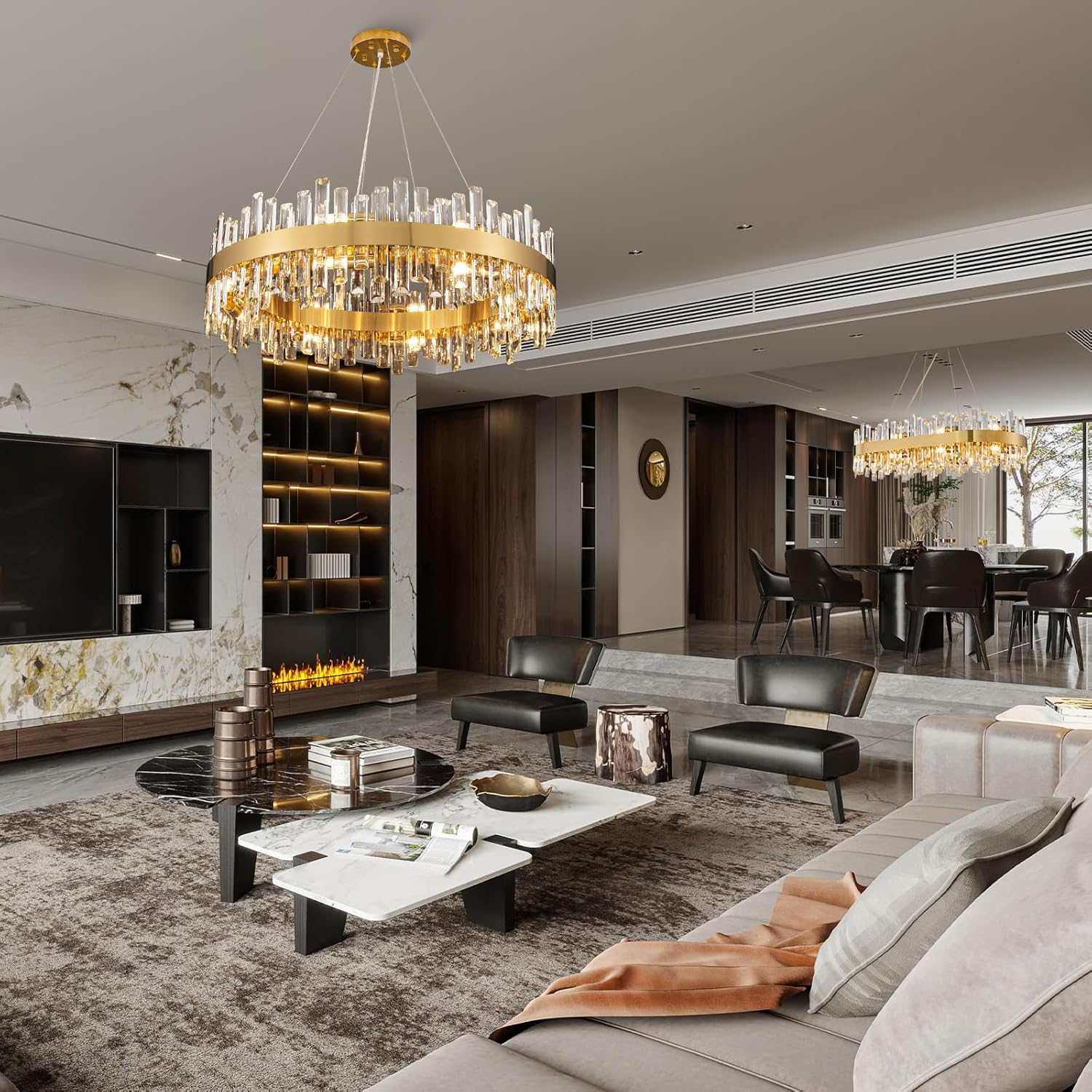 Aurielle Crystal Chandelier