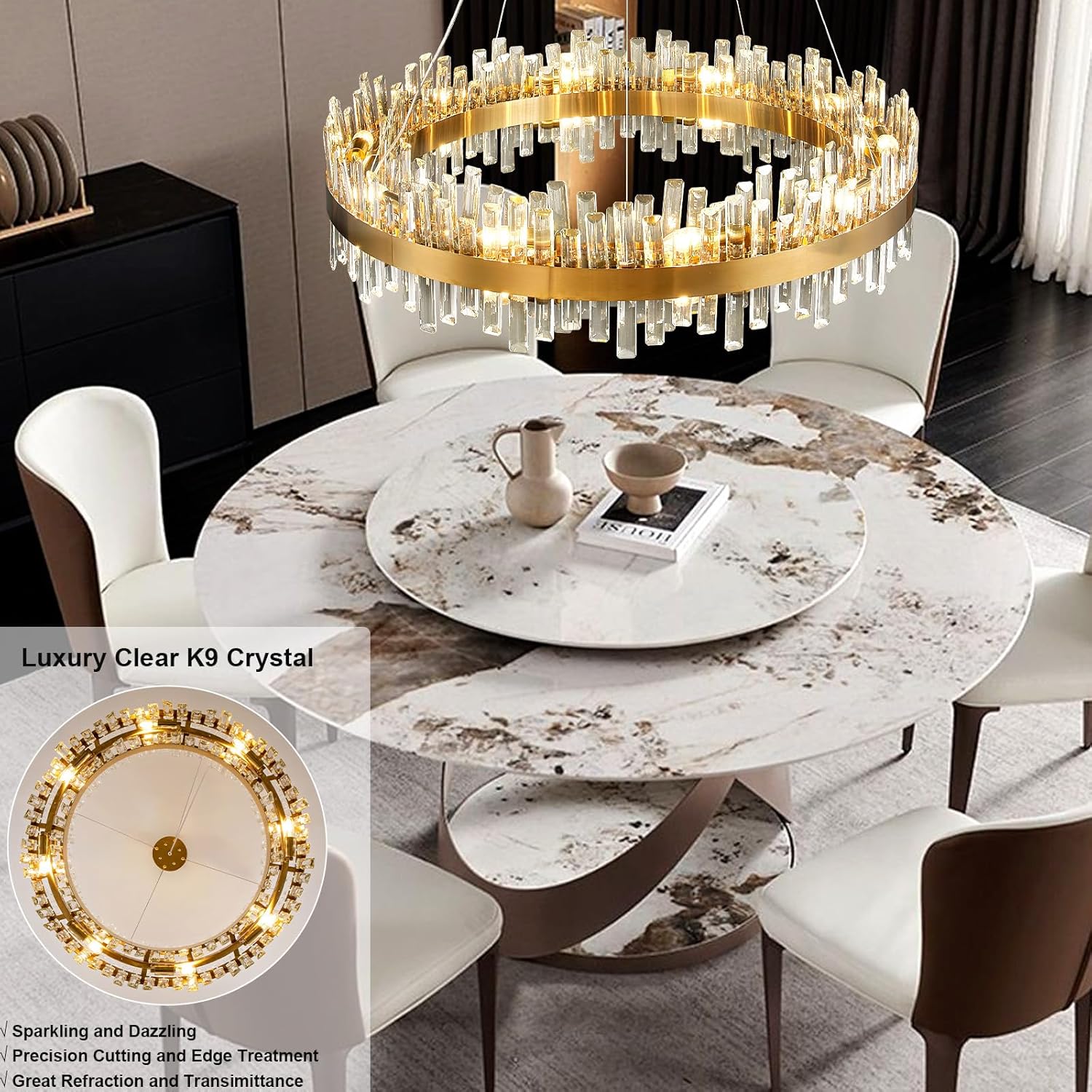 Aurielle Crystal Chandelier