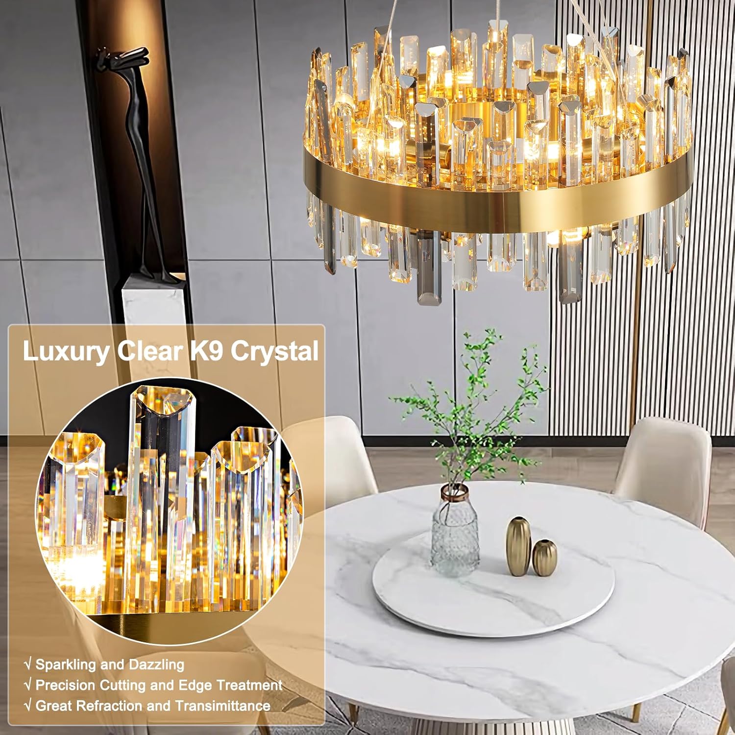 Aurielle Crystal Chandelier