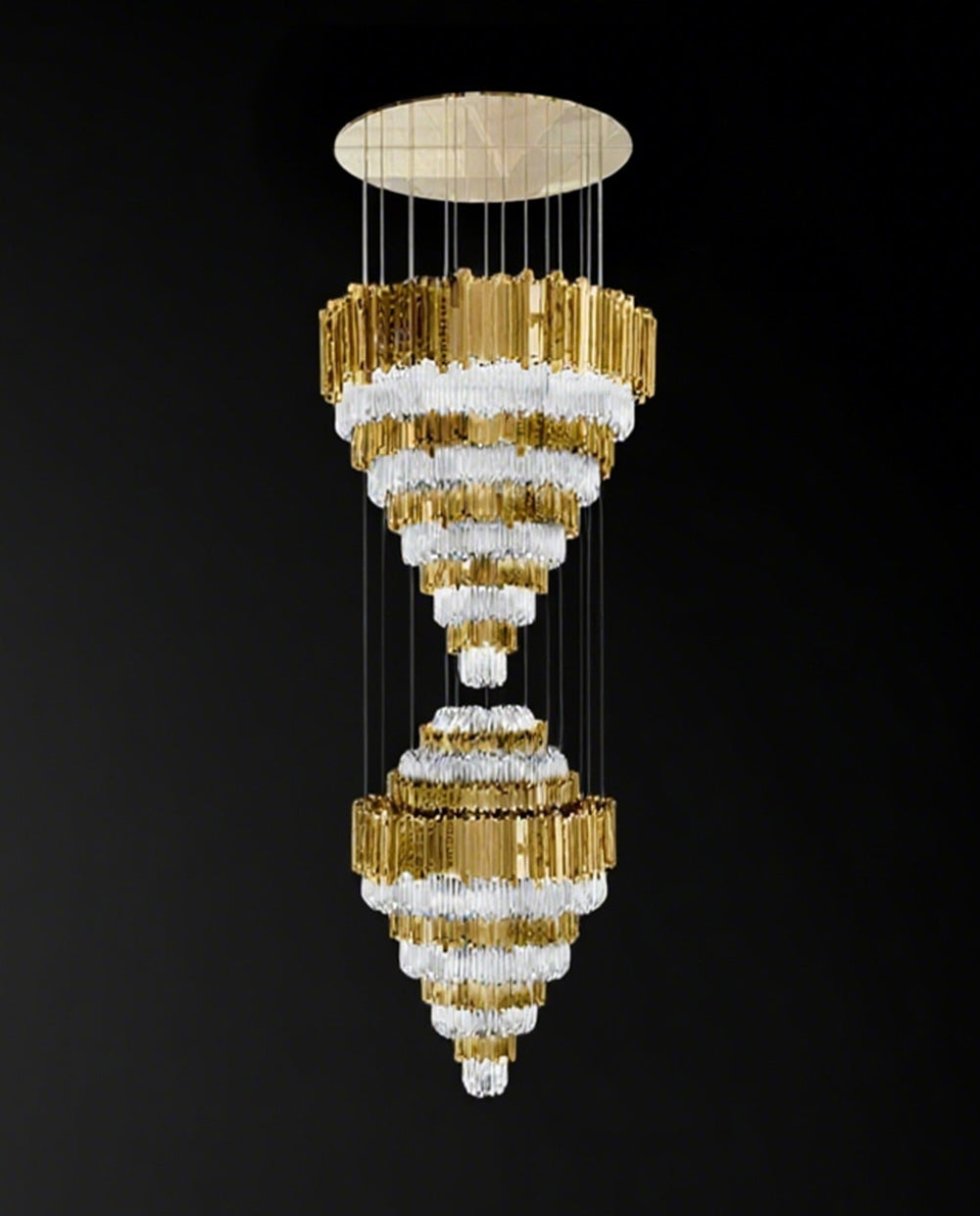 400cm Long Luxxu Empire Chandelier 65"W 157"H-大吊灯-Jecanoli