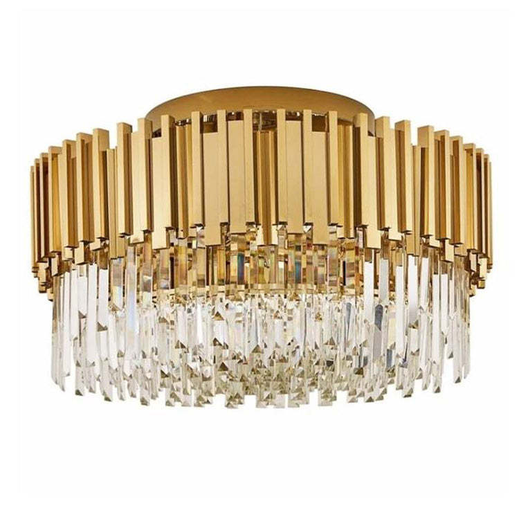 Enoch Flush Mount Chandelier-Chandelier-Jecanoli