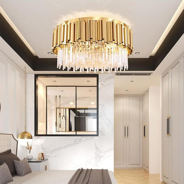 Enoch Flush Mount Chandelier-Chandelier-Jecanoli