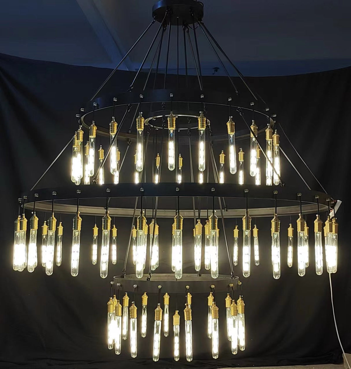 Retro-Inspired Metal Pendant Light Chandelier for Living Room/Bedroom/Staircase/Villa-Jecanoli