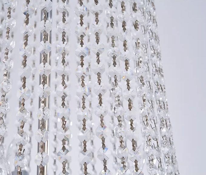 36X69 Inch 32 Lights French Basket K9 Crystal Chandelier Lighting-大吊灯-Jecanoli