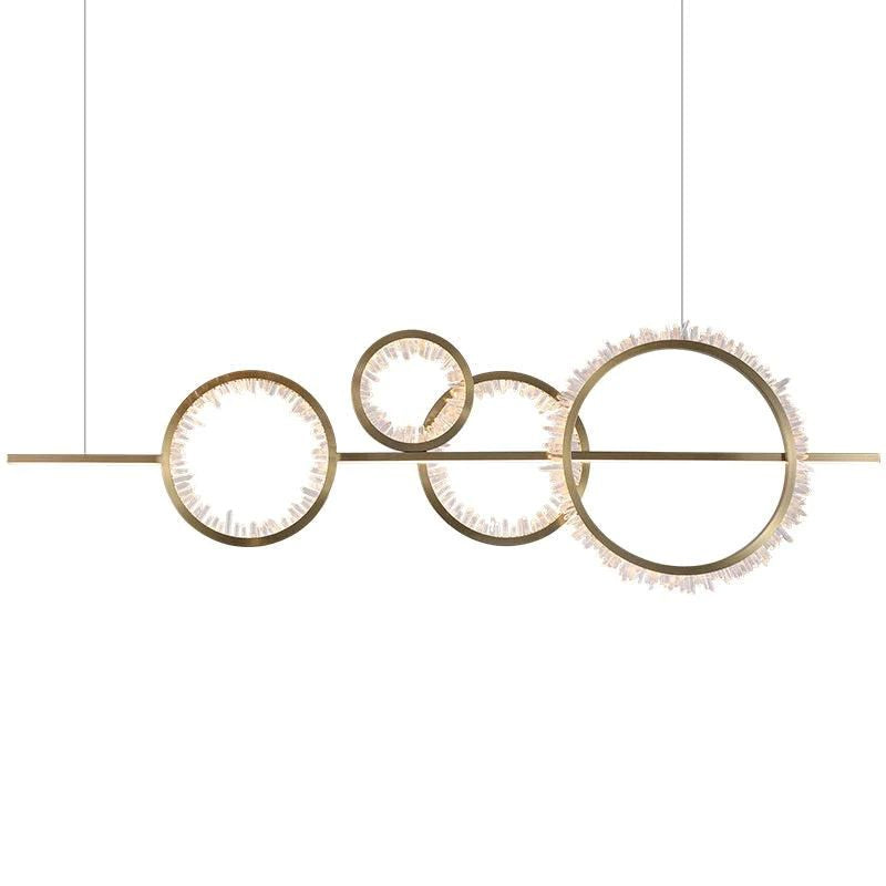 Rock Crystal Gear Chandelier - JE
