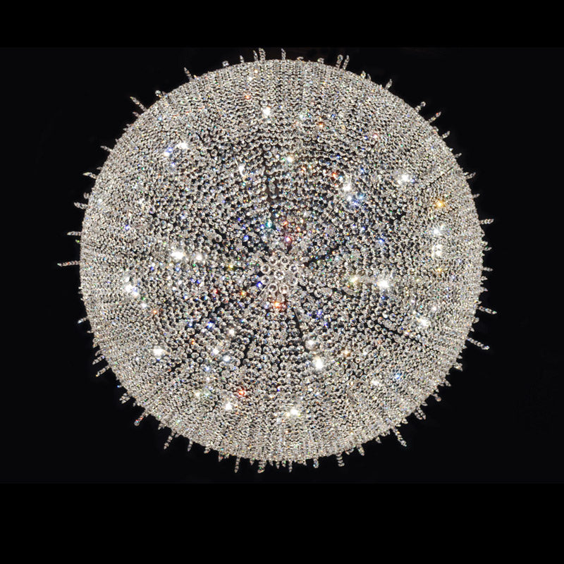 Modern Crystal Chain Chandelier Lighting 47" W 24"H-大吊灯-Jecanoli