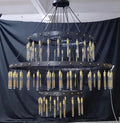 Retro-Inspired Metal Pendant Light Chandelier for Living Room/Bedroom/Staircase/Villa-Jecanoli