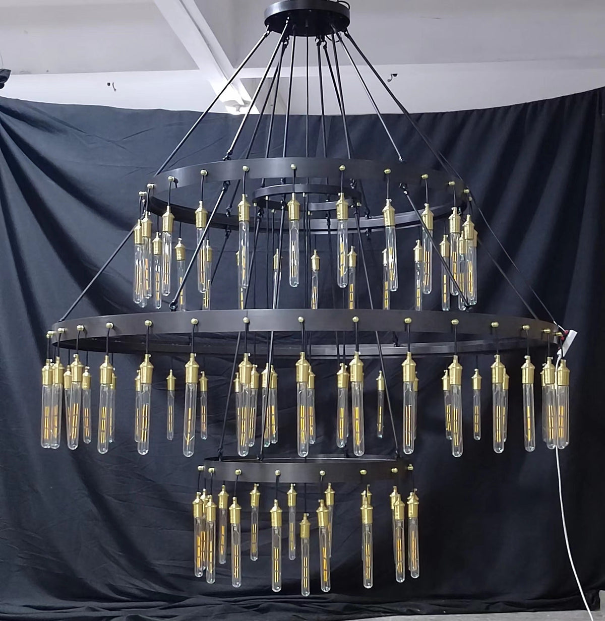 Retro-Inspired Metal Pendant Light Chandelier for Living Room/Bedroom/Staircase/Villa-Jecanoli