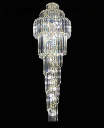 Custom made staircase chandelier 22"W 71"H-大吊灯-Jecanoli