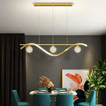 Modern Dining Room Chandelier Concise Style Glass Ball Starlight Ceiling Lamp Luxury Bar Counter Light-Jecanoli