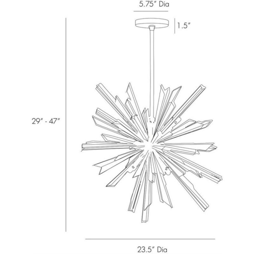 Axel Crystal Sputnik Chandelier-chandelier for bedroom,chandelier for dining room,chandelier for stairways,chandelier for foyer,chandelier for bathrooms,chandelier for living room-Jecanoli