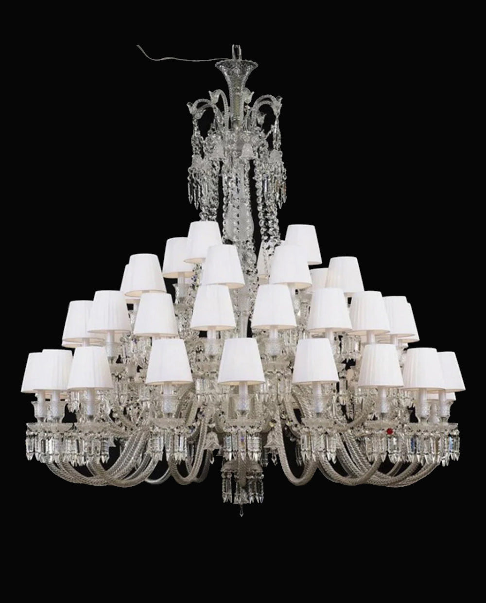 48 Lights Baccarat Inspired Crystal Chandelier 60X72 Inch Big Chandelier for Living Room-大吊灯-Jecanoli
