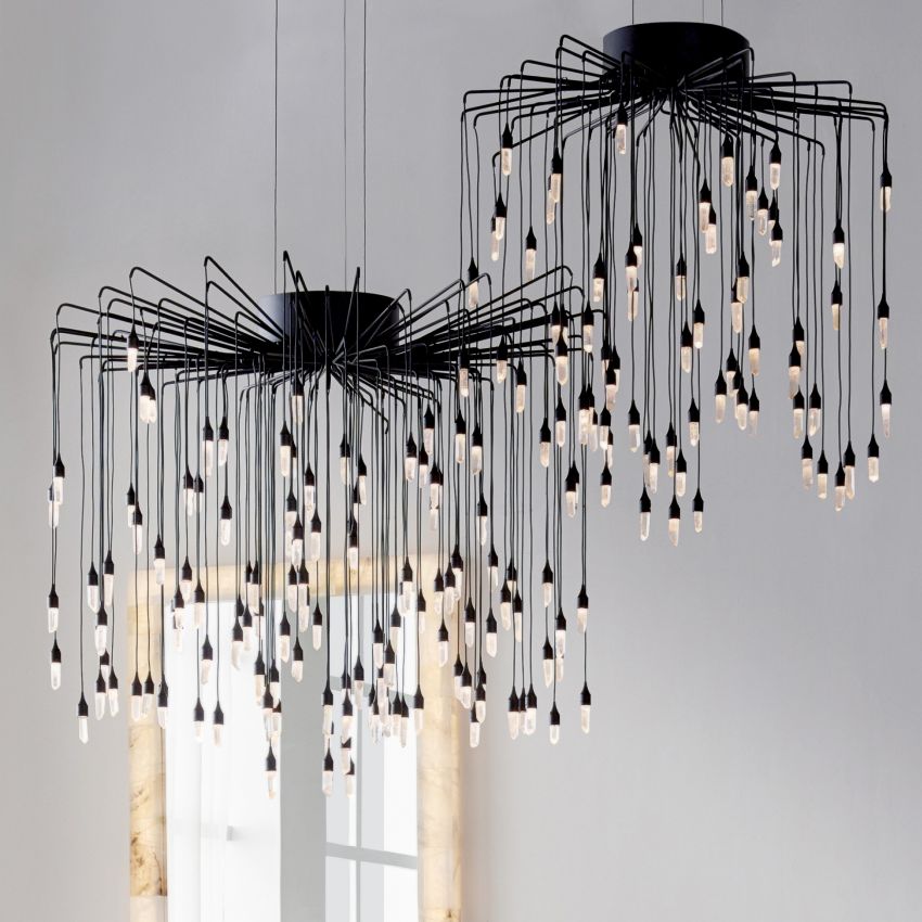 Ambert Crystal Raindrops Chandelier-Chandelier-Jecanoli