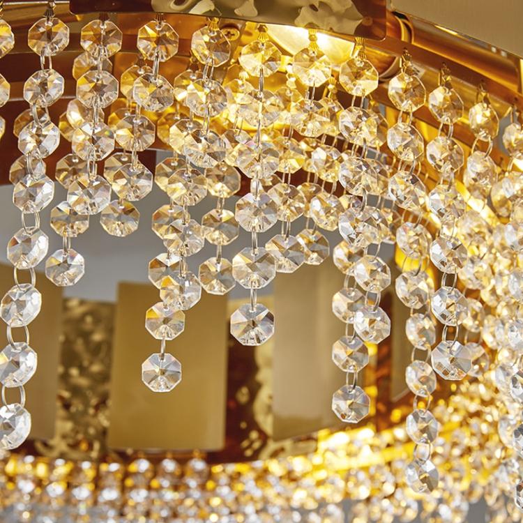 Kimbra Crystal Chandelier, Stainless Steel Pendant Light Chandelier for Room
