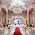 104X118 Inch Extra Large Maria Theresa Crystal Chandelier 140 Lights Candle Style Oversized Chandelier for Event Hall-大吊灯-Jecanoli