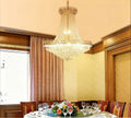 Modern luxury K9 crystal basket chandelier for the hotel 35