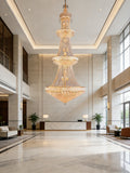 European classic large crystal empire chandelier for the hotel 51