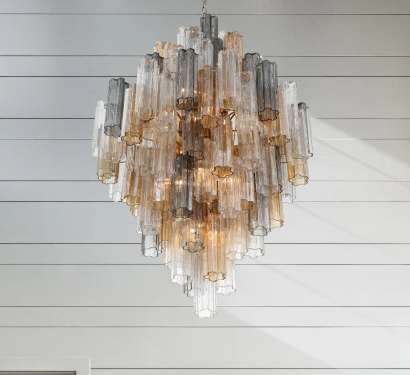 Eddifod Tiered 20-Light Chandelier-Chandelier-Jecanoli