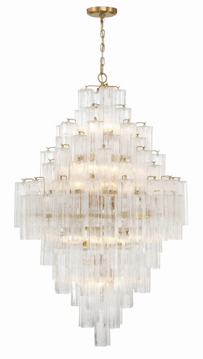 Eddifod Tiered 20-Light Chandelier-Chandelier-Jecanoli