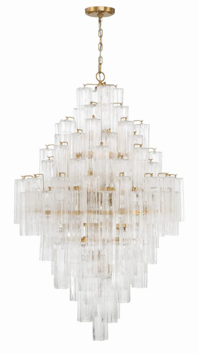 Eddifod Tiered 20-Light Chandelier-Chandelier-Jecanoli