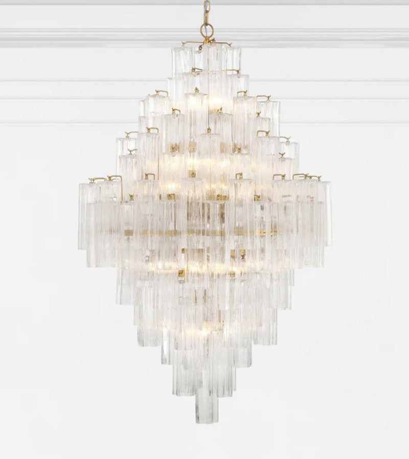 Eddifod Tiered 20-Light Chandelier-Chandelier-Jecanoli