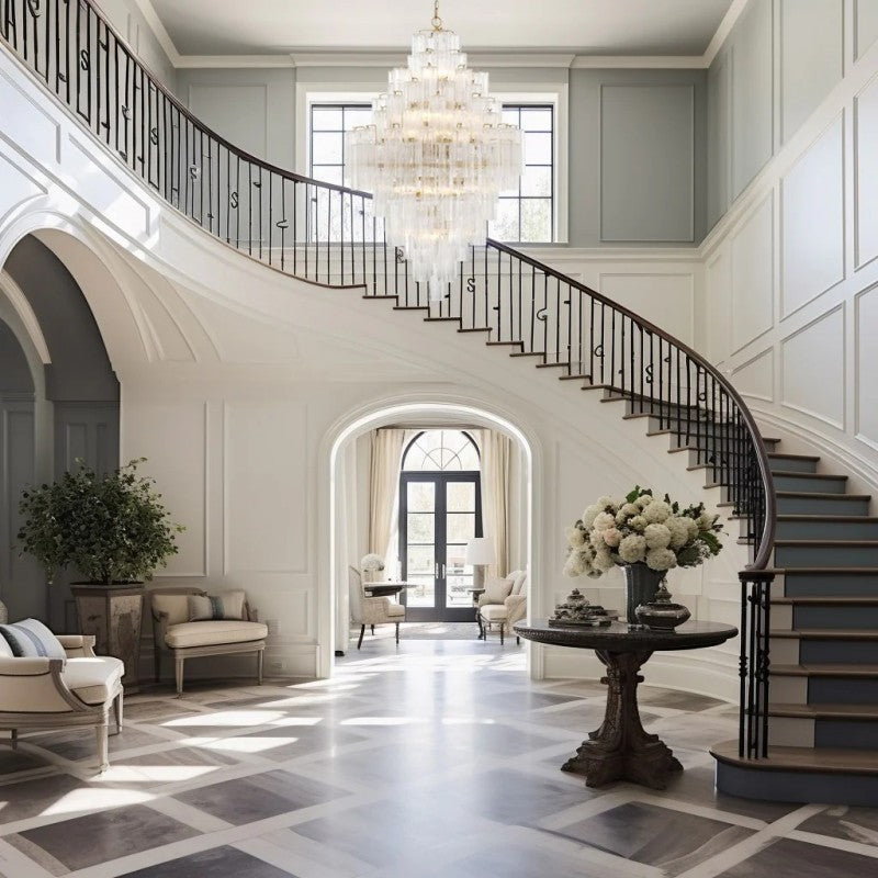 Eddifod Tiered 20-Light Chandelier-Chandelier-Jecanoli