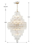 Eddifod Tiered 20-Light Chandelier-Chandelier-Jecanoli