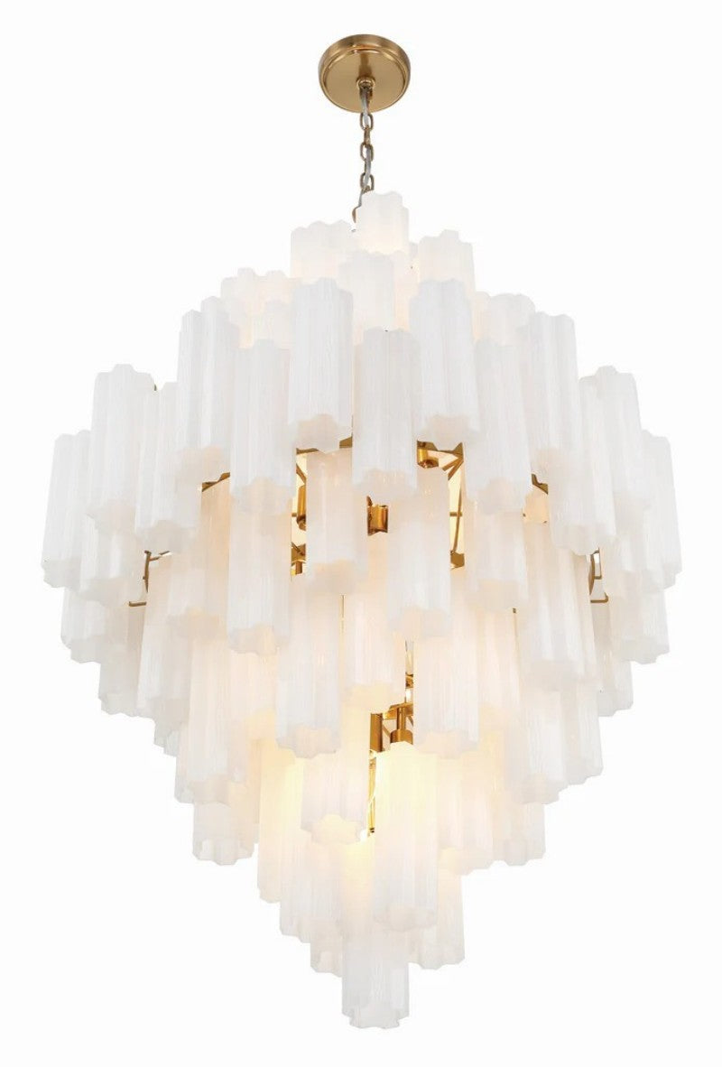 Eddifod Tiered 20-Light Chandelier-Chandelier-Jecanoli